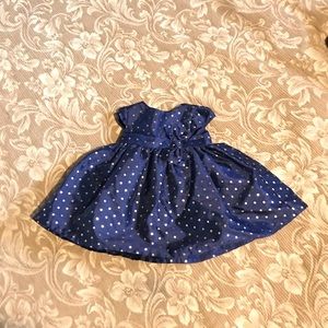 Carter's Just One Dark Blue Formal Dress 3 Months